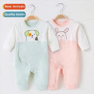 one piece fall long clothing and sleeved spring Baby clothes