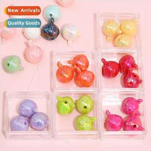 star dragon egg Acrylic loose plated beads DIY color