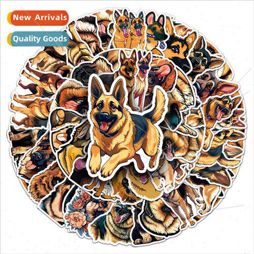 50 German Shepherd cartoon animal police dog German Shepherd