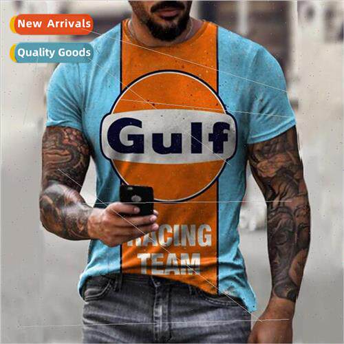 Mens and womens T-shirts casual round neck digital printing
