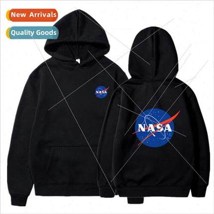 2020 fall and winter new nasa series letter pullover hooded
