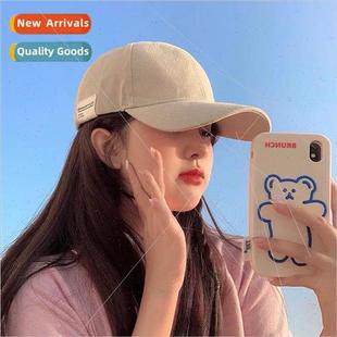 solid color female new niche cap simple tongue Japanese duck