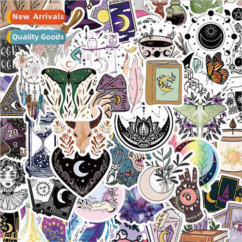 50 Boho Witchy Magic Objects Stickers Cell Phone Case Mug Ha
