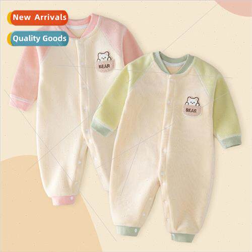 Baby clothes fall and winter padded men and women baby one-p