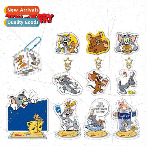 Tom & Jerry  linkage keychain stand-up cartoon ornament