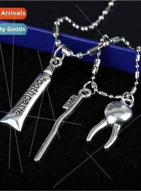 Personalized creative toothpaste toothbrush teeth combinatio