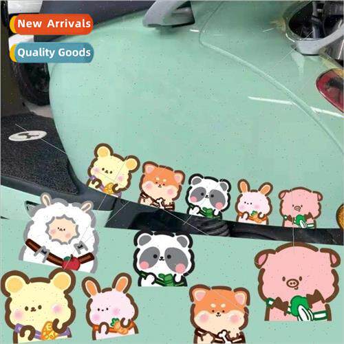 Bear cute electric car stickers Yadi M6Q6 battery car sticke