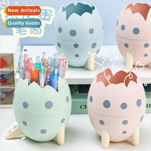 Multi-functional cute dinosaur egg pen holder fashion desk a