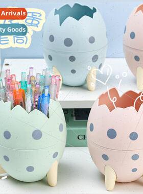 Multi-functional cute dinosaur egg pen holder fashion desk a