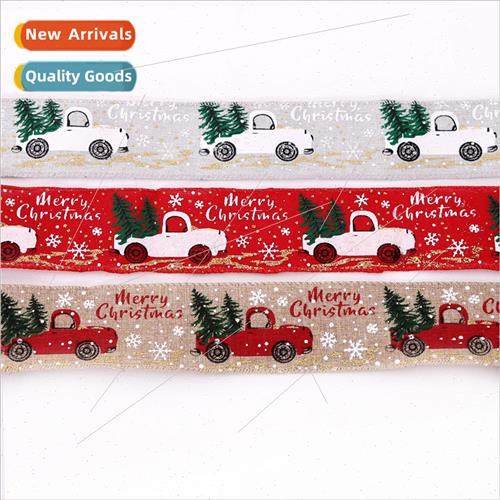 2023 New Christmas Christmas e decoration ribbon red 10 mete