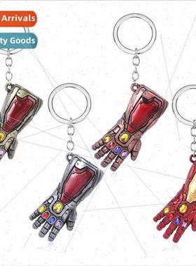 Movie and   exterminator Iron Man hand infinity glove keycha