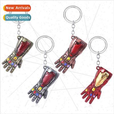 Movie and   exterminator Iron Man hand infinity glove keycha