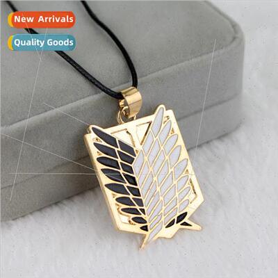 Anime  Attack on Titan necklace Investigative Corps Wings of