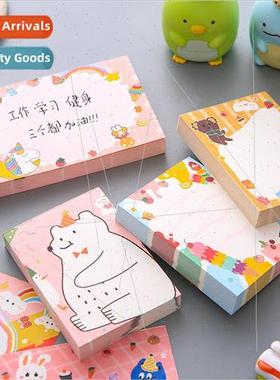 Creative cartoon sticky notes can not stick convenient book