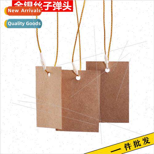 Gold and silver onion silk bullet head tag hanging grain rop