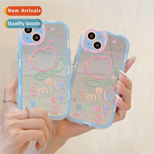 Blue Line Tulip IPhone14ProMax Mirror Apple 13/12 Phone Case