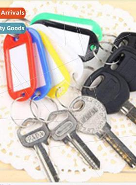 Plastic key tag hotel room number classification plate candy