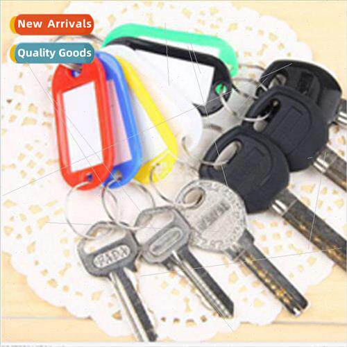 Plastic key tag hotel room number classification plate candy