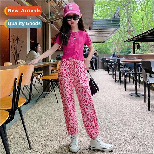 Childrens clothing girls fashion suit summer  middle and lar