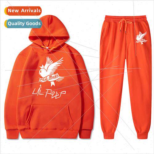 New singer l Peep set nd loose fleece hooded mens and womens