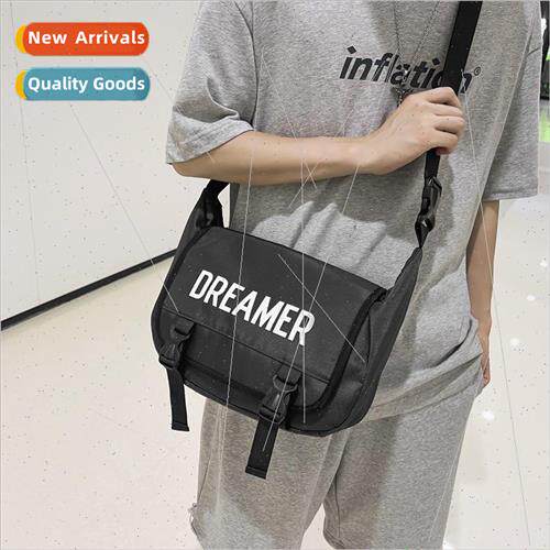 Mens shoulder bag new casual hundred students crossbody bag