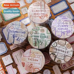 old things series Disposal basic label retro diy tape