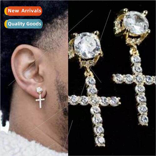 Exaggerated personality pop jewelry crystal earrings new zir