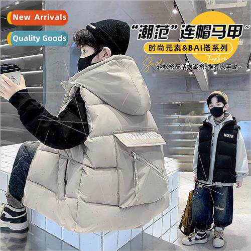 Boys workwear vest spring and autumn 2023 new childrens autu