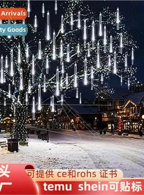 LED Solar Meteor Shower String ghts Outdoor Waterproof ghtin