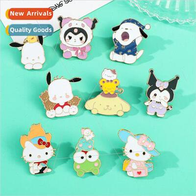 Sanrio metal alloy brooch cinnamon dog Kumilow Melody pin de