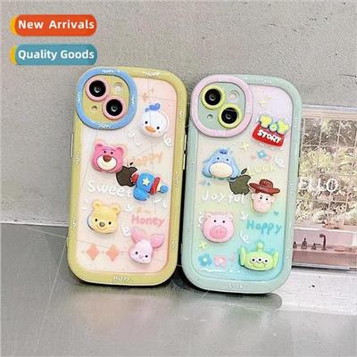 Stereoscopic cartoon doll 14ProMax couple  iPhone12/11 适用