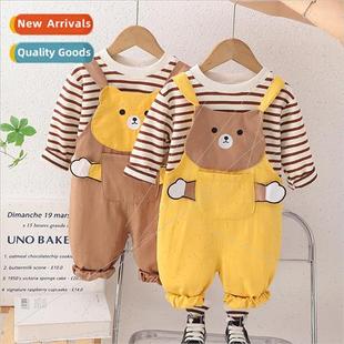 striped bear piece fall cartoon two new pants 2023 backpack
