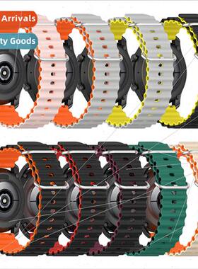 适用 samsung watch5/huawei gt double buckle ocean wave patte