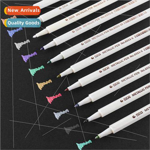 Sta Metal Pens Paint Markers  6551 Metal Color Pens 10 Color图片