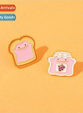 Cartoon Creative Pokémon Toast Bread Brooch Cute Pokémon M