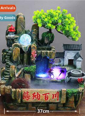 Wigwam flowing water ware feng shui wheel attracting wealth