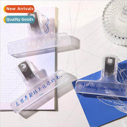 Japanese transparent bill holder small fresh simple handbook