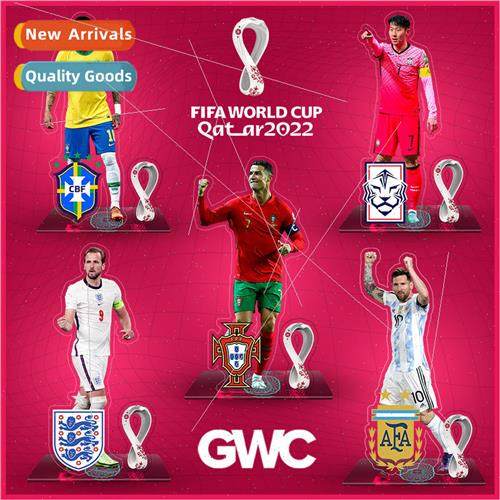 2022 Qatar World Cup Star Standing Plaque Laminated Process