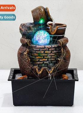 resin entryway creative desktop small ornaments flowing wate