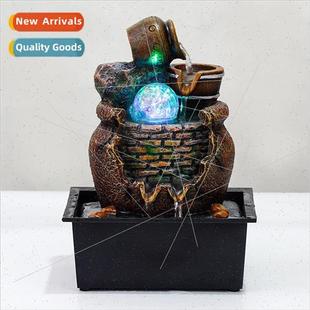 desktop creative small ornaments wate resin flowing entryway