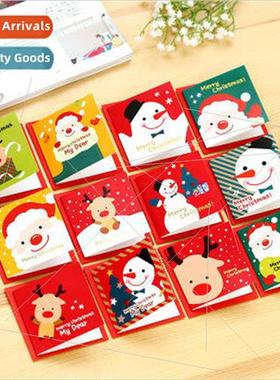 Japan and  Korea creative cute cartoon Christmas square sect