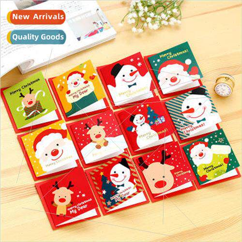 Japan and  Korea creative cute cartoon Christmas square sect