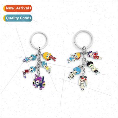 Japanese manga EVA Evangelion 5 pendant keychain oil drip al