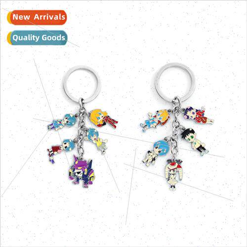 Japanese manga EVA Evangelion 5 pendant keychain oil drip al