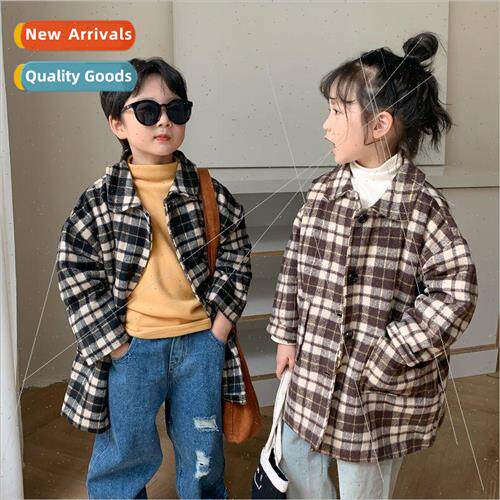 Childrens coat 2023 fall and winter  boys and girls in the l