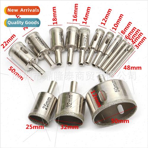 3-50mm gold and silver diamond drill hole saw blade tool 3 4