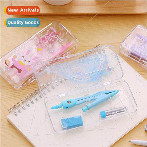 Classic mple Circular Gauge Ruler Set Fresh Kids Student Lea