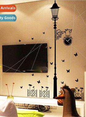 New living room cartoon romantic bedroom decoration removabl