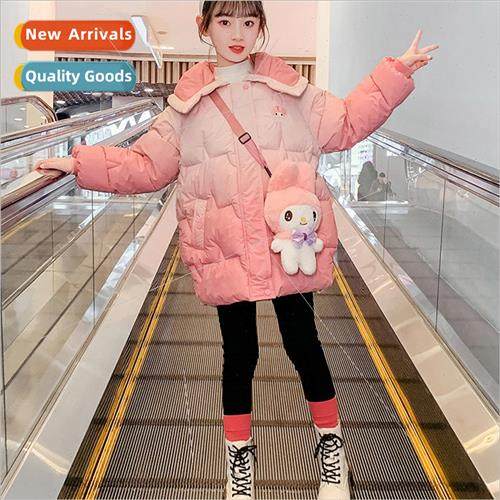 Girls down jacket winter 2023 new childrens winter Yanqi 90