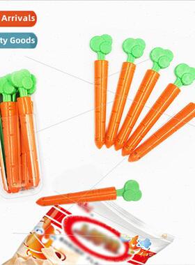 5pcs carrot milk powder sealing clip food bag sealing clip p